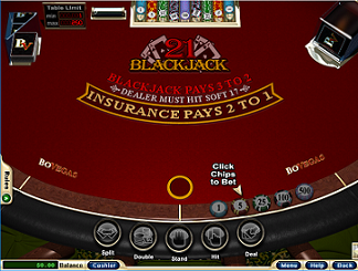 BoVegas Blackjack Table