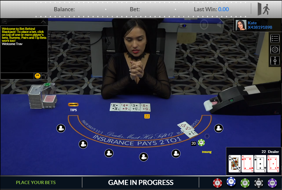 Live Dealer Blackjack