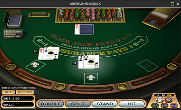BetOnline American Blackjack Table